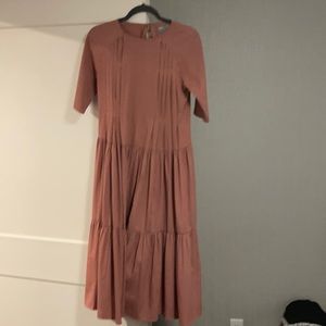 Tiered midi dress